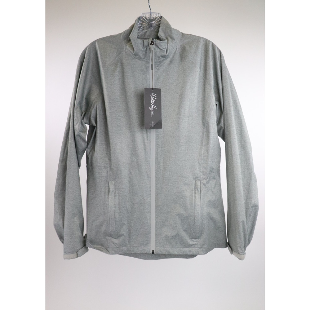 New Walter Hagen Golf Jacket Women's Small Gray P11 Rain Waterproof Windbreaker